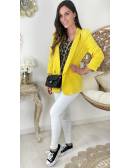 My Look Féminin Mon joli Blazer yellow "so chic",prêt à porter pour femme