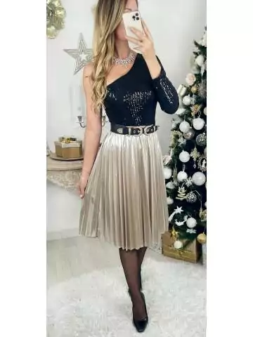 MyLookFeminin,Ma superbe jupe " Métallisée Gold"26 € Vêtements Mode femme fashion