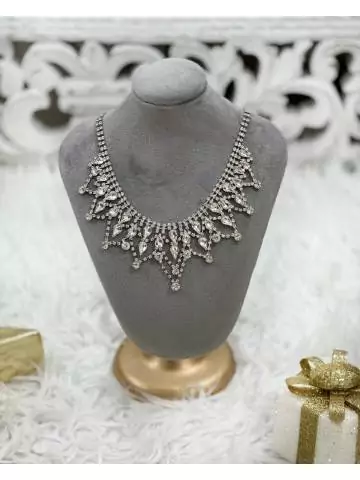 MyLookFeminin,Mon collier Silver "Diamond",prêt à porter mode femme