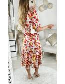 MyLookFeminin,Ma robe longue col V "buttons & flowers"31 € Vêtements Mode femme fashion