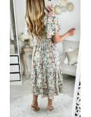 MyLookFeminin,Ma jolie robe mi-longue volants "sweety flowers"27 € Vêtements Mode femme fashion