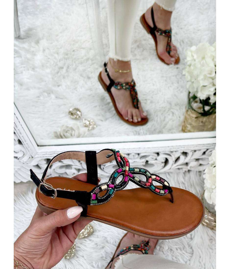 MyLookFeminin,Mes petites sandales black so colors21 € Vêtements Mode femme fashion