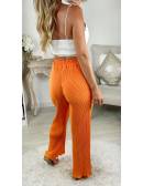 MyLookFeminin,Mon pantalon plissé "So Orange"23 € Vêtements Mode femme fashion