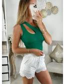 MyLookFeminin,Mon petit short blanc taille nouée " full broderie"15 € Vêtements Mode femme fashion