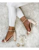 MyLookFeminin,Mes jolies sandales à talon " beige nude"24 € Vêtements Mode femme fashion