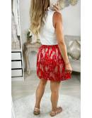 MyLookFeminin,Ma jolie jupe plissée "Red cachmere"22 € Vêtements Mode femme fashion