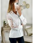 MyLookFeminin,Ma petite chemise blanche " manches broderies"25 € Vêtements Mode femme fashion