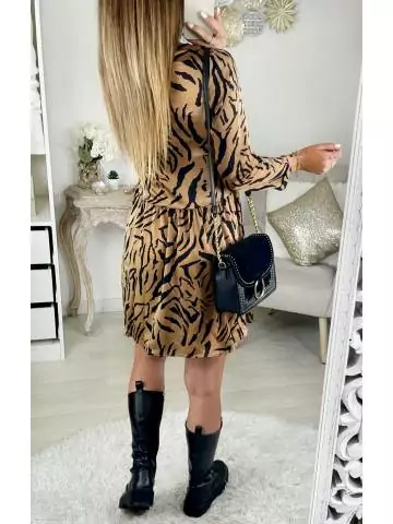 MyLookFeminin,Ma jolie robe ample "Camel & zebra""27 € Vêtements Mode femme fashion