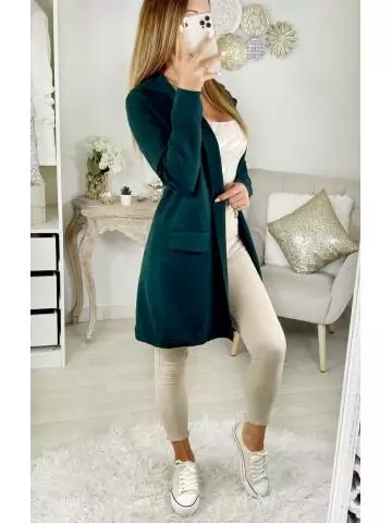 MyLookFeminin,Gilet en maille vert émeraude " so classic"29 € Vêtements Mode femme fashion