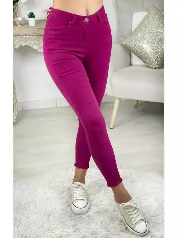 MyLookFeminin,Mon Jeans purple "so basic"28 € Vêtements Mode femme fashion