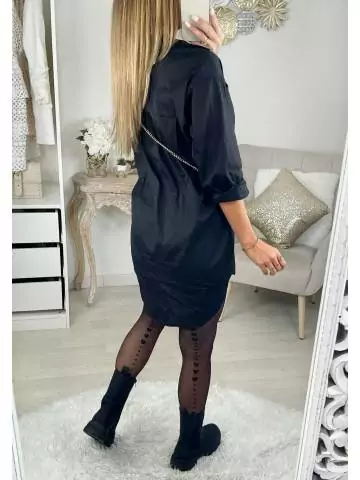 MyLookFeminin,Ma robe chemisier "so Black"22 € Vêtements Mode femme fashion