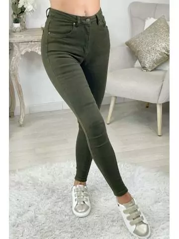 MyLookFeminin,Mon jeans kaki "basic slim"28 € Vêtements Mode femme fashion