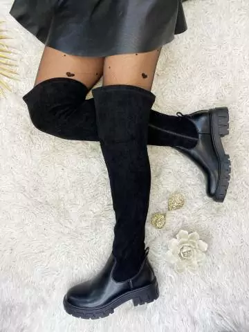 MyLookFeminin,Mes cuissardes black "bi-matière",prêt à porter mode femme