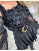 MyLookFeminin,Ma jupe en maille shinny black "patineuse"21 € Vêtements Mode femme fashion