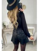 MyLookFeminin,* Mon petit short black style cuir20 € Vêtements Mode femme fashion