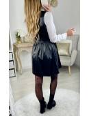 MyLookFeminin,* Ma jolie robe cache cœur noire style cuir "Boutonnée"29 € Vêtements Mode femme fashion