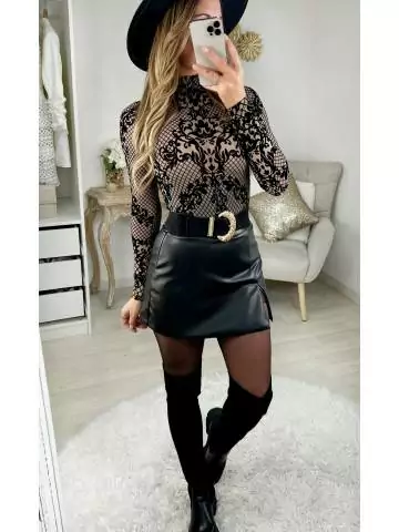MyLookFeminin,Ma jolie jupe short "style cuir"24 € Vêtements Mode femme fashion