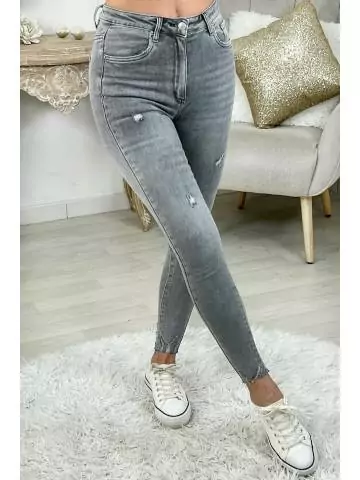 MyLookFeminin,Mon Jeans grey "used"29 € Vêtements Mode femme fashion