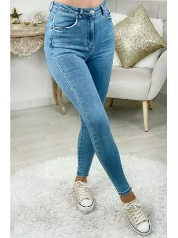 MyLookFeminin,Mon jeans bleu "basic slim"28 € Vêtements Mode femme fashion