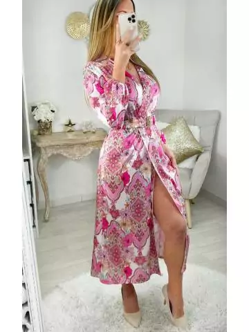 MyLookFeminin,Ma robe satinée & portefeuille "pink cachemire"29 € Vêtements Mode femme fashion