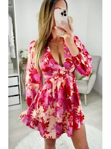 MyLookFeminin,Ma petite robe cut out " Pink & Red flowers"29 € Vêtements Mode femme fashion