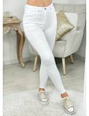 My Look Féminin Mon jeans slim blanc " so basic",prêt à porter pour femme