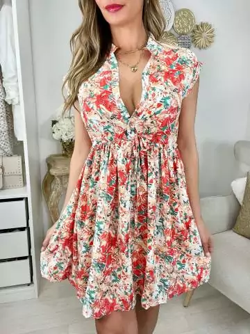 MyLookFeminin,Ma jolie robe ample "Spring flowers",prêt à porter mode femme