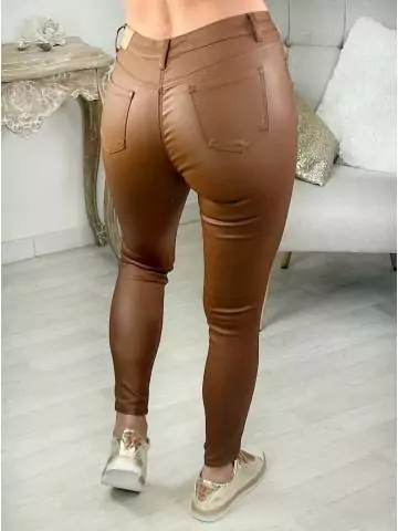 MyLookFeminin,jeans enduit camel,prêt à porter mode femme