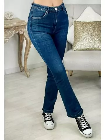 MyLookFeminin,Jeans bleu Brut "flare",prêt à porter mode femme