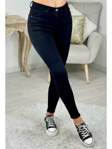 MyLookFeminin,jeans noir push-up slim,prêt à porter mode femme
