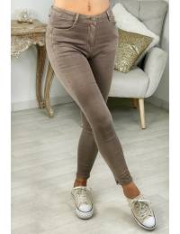 jeans taupe slim & push-up