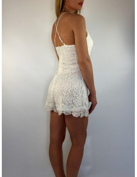 Ma combi short blanche 